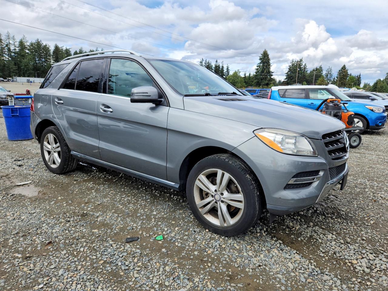 2013 Mercedes-benz Ml 350 Bluetec Серый vin: 4JGDA2EB1DA255854