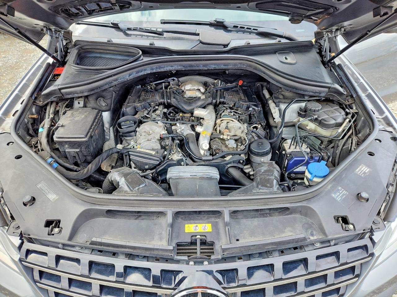 2013 Mercedes-benz Ml 350 Bluetec Серый vin: 4JGDA2EB1DA255854