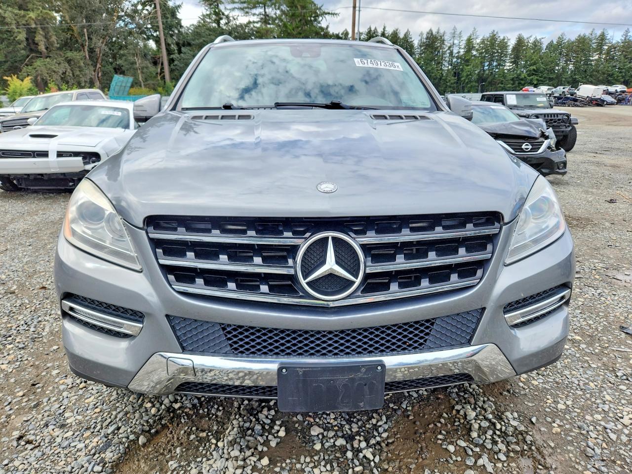 2013 Mercedes-benz Ml 350 Bluetec Серый vin: 4JGDA2EB1DA255854