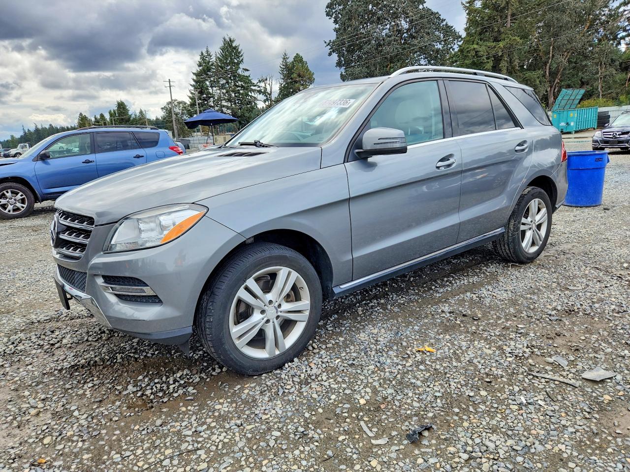 2013 Mercedes-benz Ml 350 Bluetec Серый vin: 4JGDA2EB1DA255854