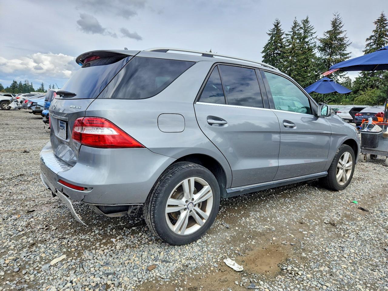 2013 Mercedes-benz Ml 350 Bluetec Серый vin: 4JGDA2EB1DA255854