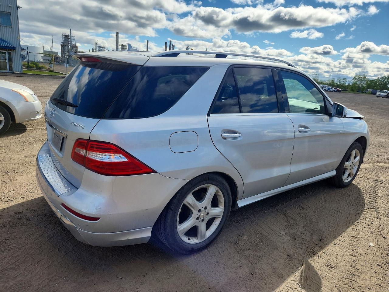 2014 Mercedes-benz Ml 350 Bluetec Silver vin: 4JGDA2EB1EA355891
