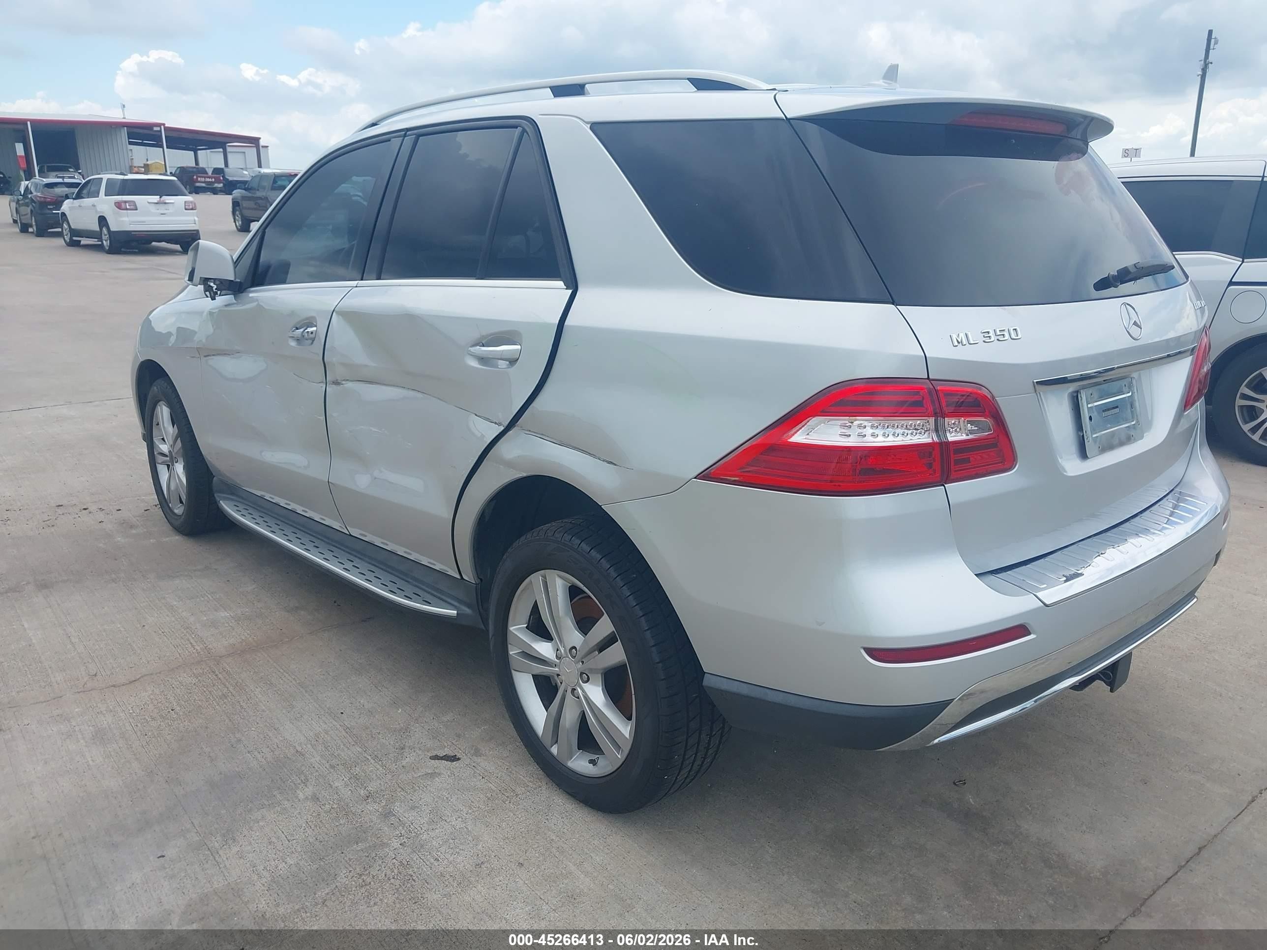 2012 Mercedes-benz Ml 350 Bluetec 4matic Серебряный vin: 4JGDA2EB2CA025237