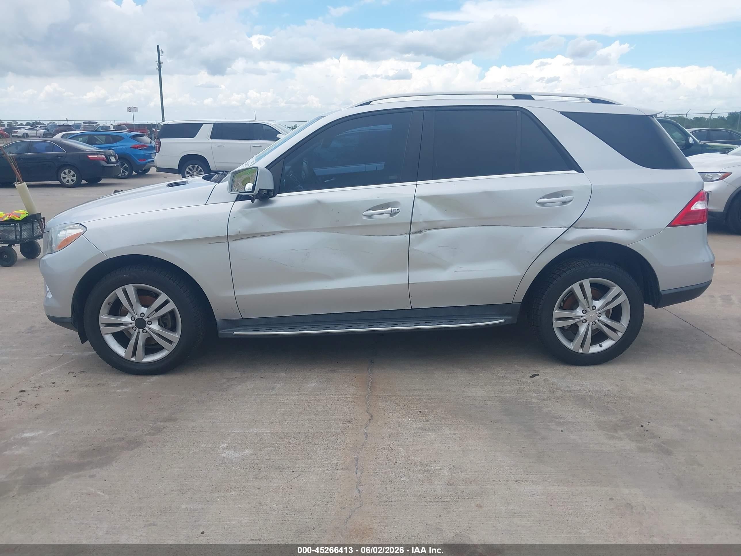 2012 Mercedes-benz Ml 350 Bluetec 4matic Серебряный vin: 4JGDA2EB2CA025237