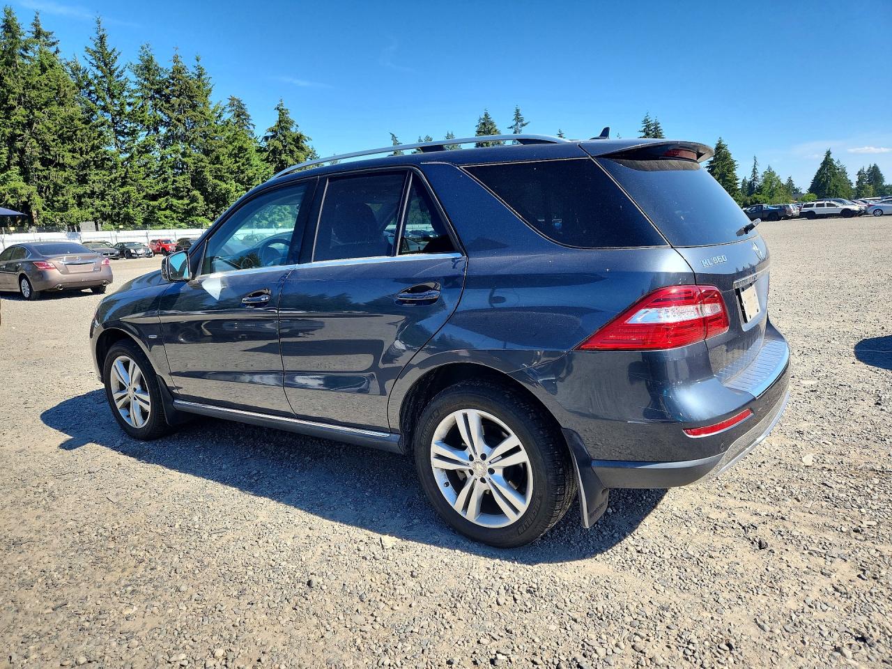 2012 Mercedes-benz Ml 350 Bluetec Gray vin: 4JGDA2EB2CA029904