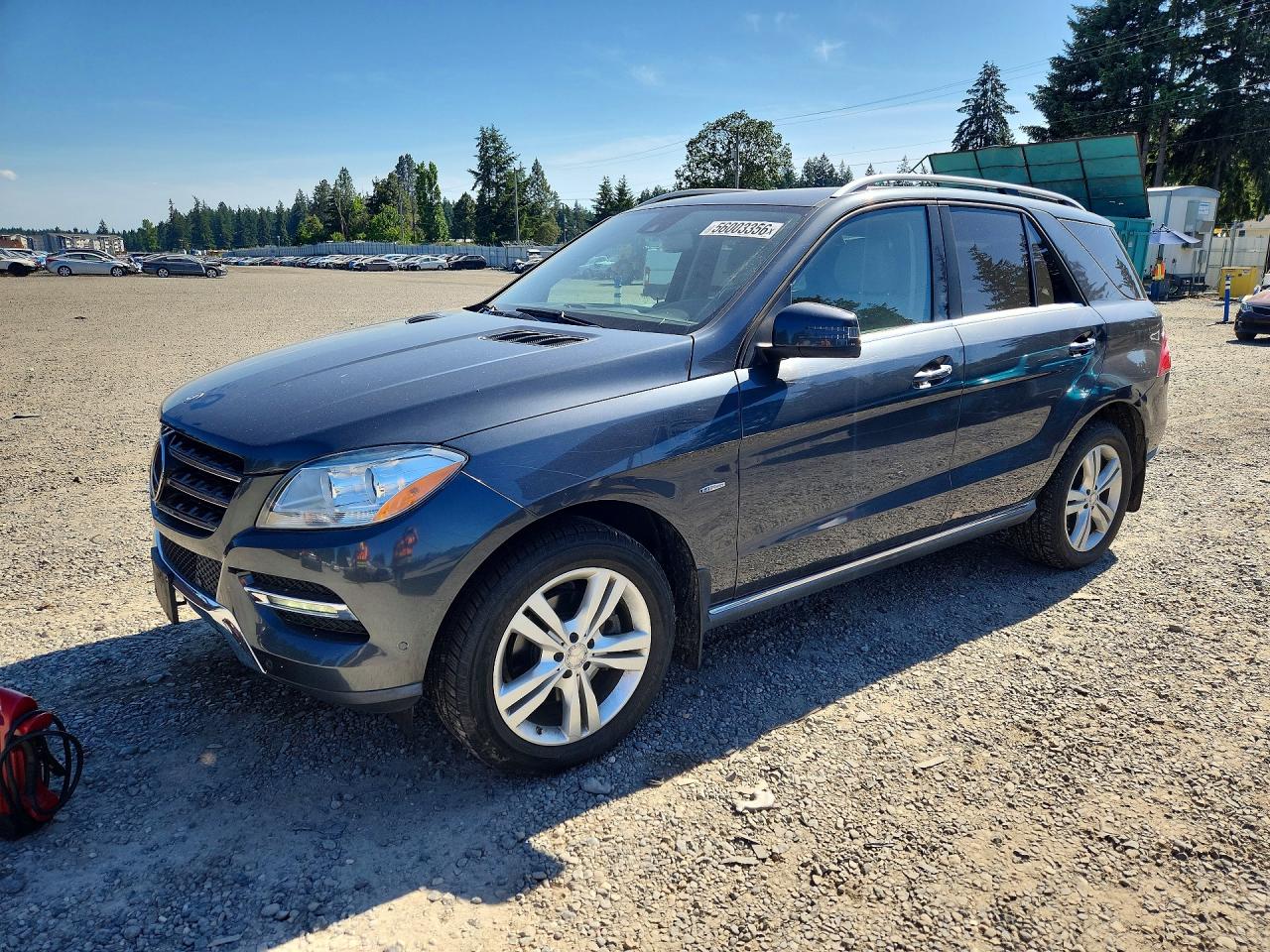 2012 Mercedes-benz Ml 350 Bluetec Gray vin: 4JGDA2EB2CA029904