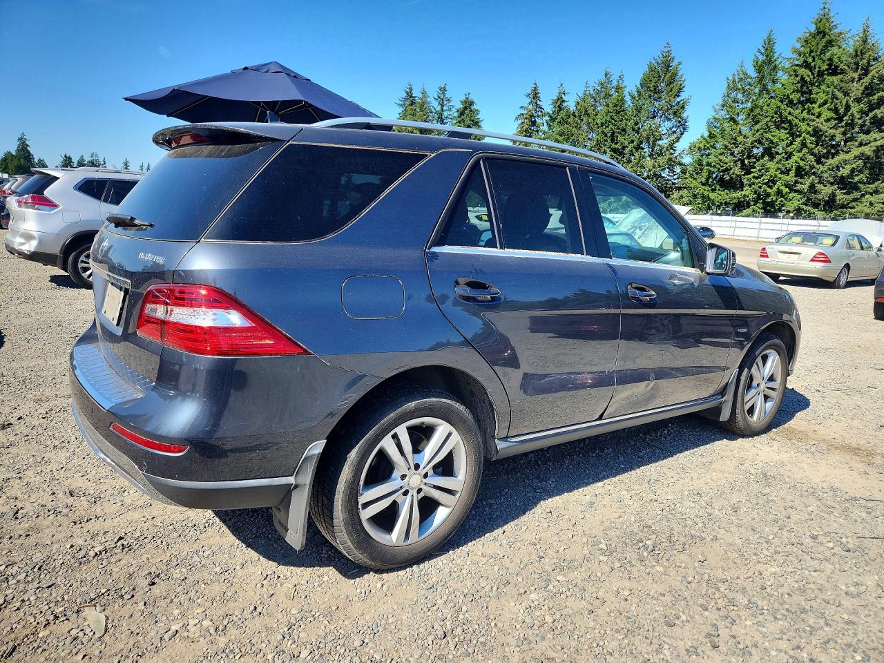 2012 Mercedes-benz Ml 350 Bluetec Gray vin: 4JGDA2EB2CA029904