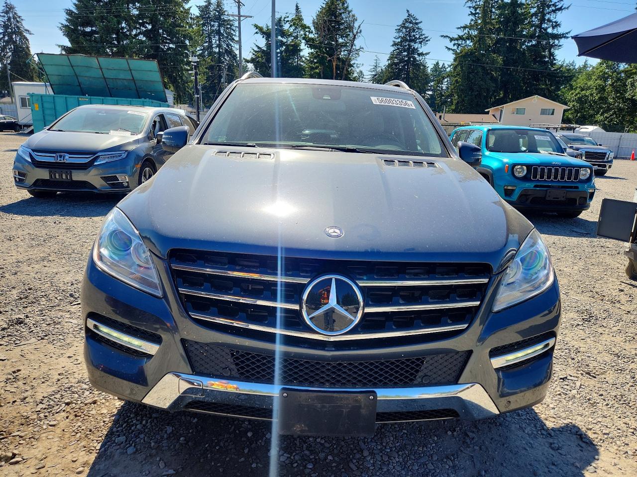2012 Mercedes-benz Ml 350 Bluetec Gray vin: 4JGDA2EB2CA029904