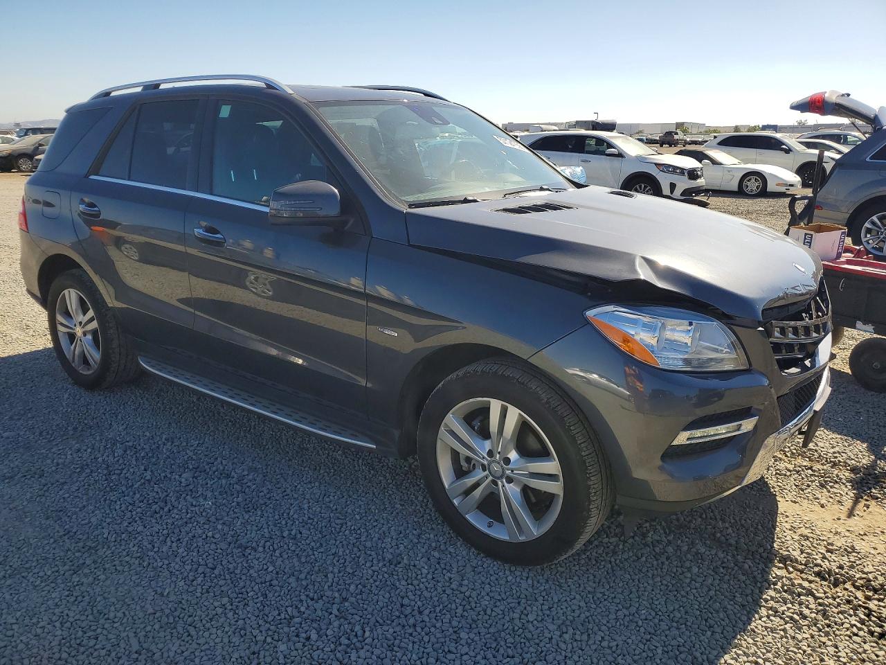 2012 Mercedes-benz Ml 350 Bluetec Black vin: 4JGDA2EB2CA053930