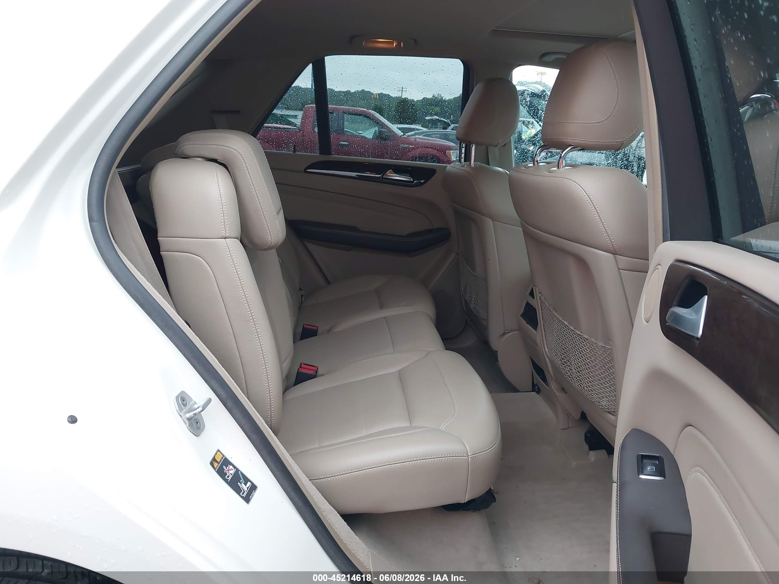 2013 Mercedes-benz Ml 350 Bluetec 4matic White vin: 4JGDA2EB2DA240828