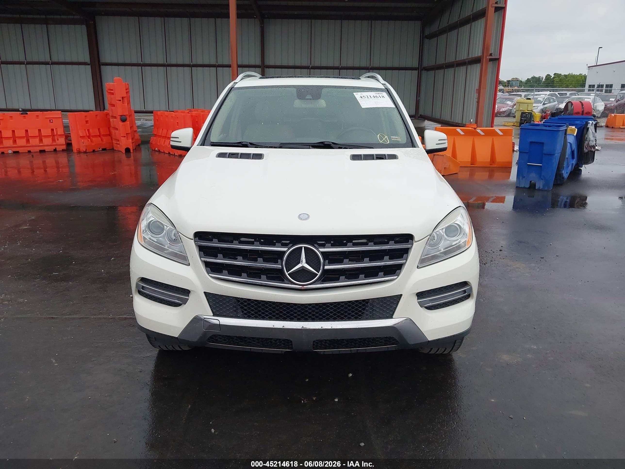 2013 Mercedes-benz Ml 350 Bluetec 4matic White vin: 4JGDA2EB2DA240828