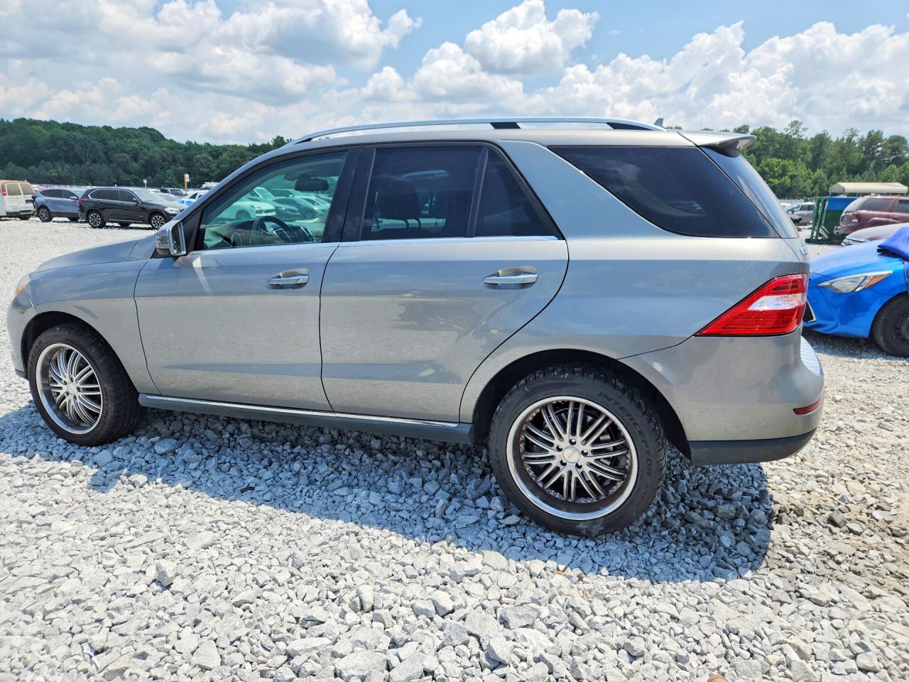 2014 Mercedes-benz Ml 350 Bluetec Silver vin: 4JGDA2EB2EA319899