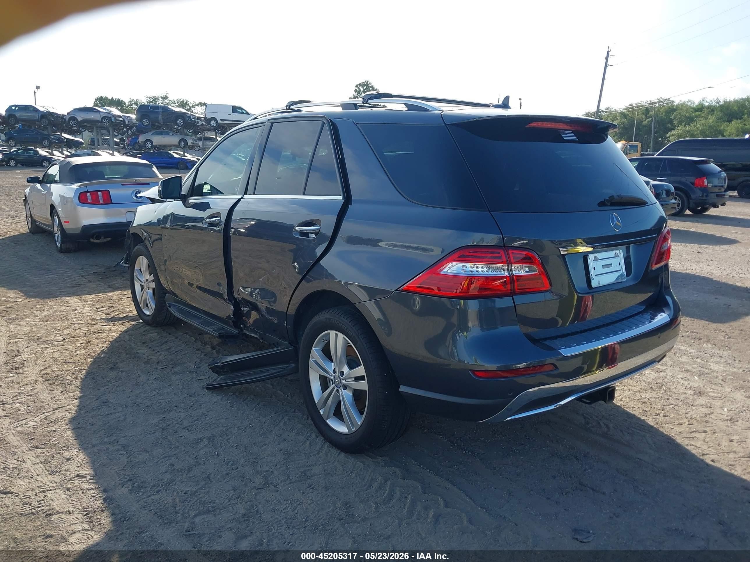 2014 Mercedes-benz Ml 350 Bluetec 4matic Серый vin: 4JGDA2EB2EA324312