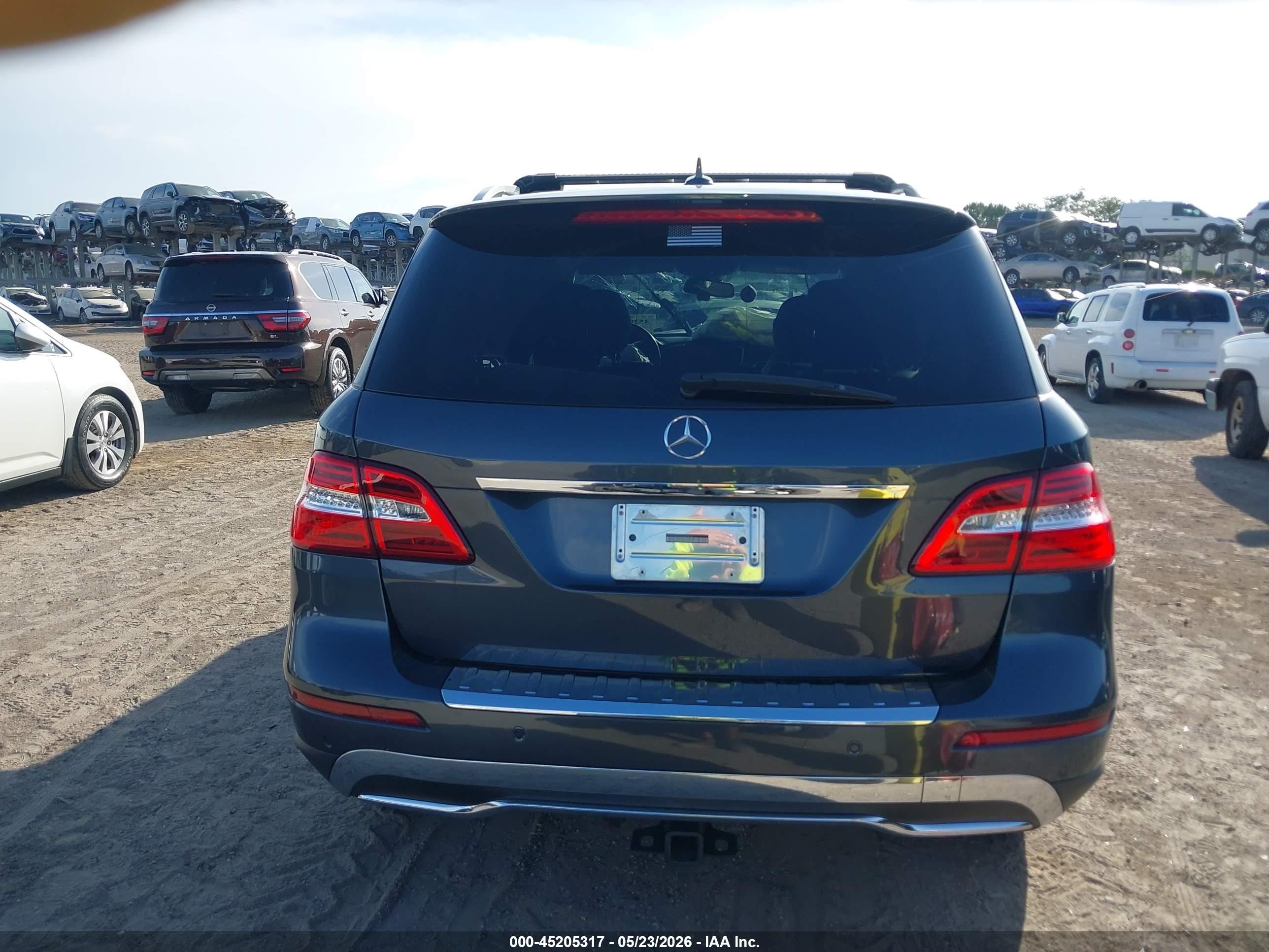 2014 Mercedes-benz Ml 350 Bluetec 4matic Серый vin: 4JGDA2EB2EA324312