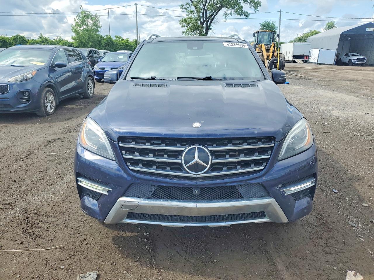2015 Mercedes-benz Ml 350 Bluetec Синий vin: 4JGDA2EB2FA518839