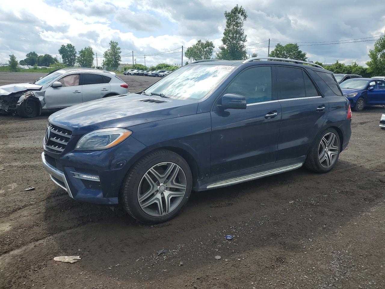 2015 Mercedes-benz Ml 350 Bluetec Blue vin: 4JGDA2EB2FA518839