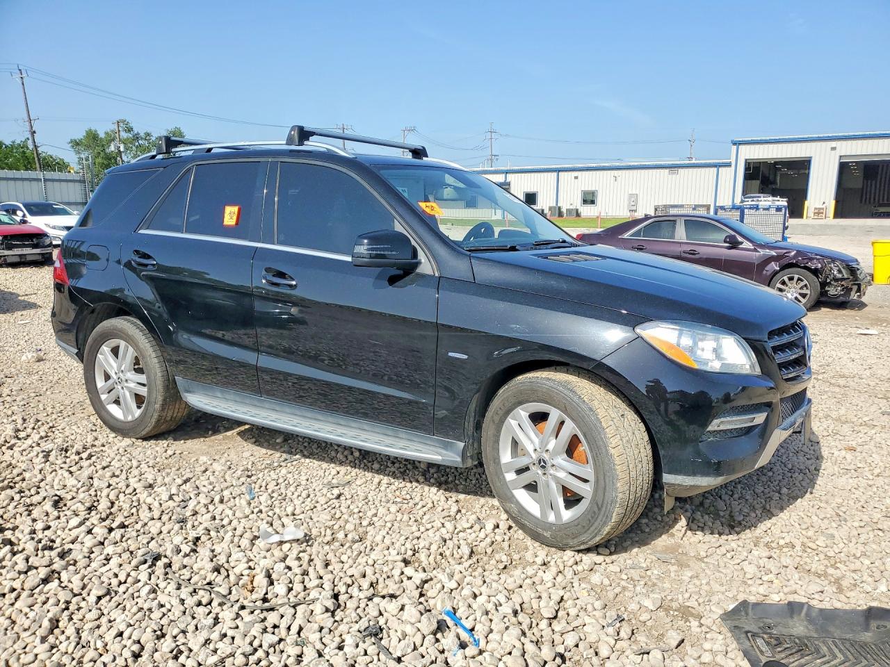 2012 Mercedes-benz Ml 350 Bluetec Black vin: 4JGDA2EB3CA013372