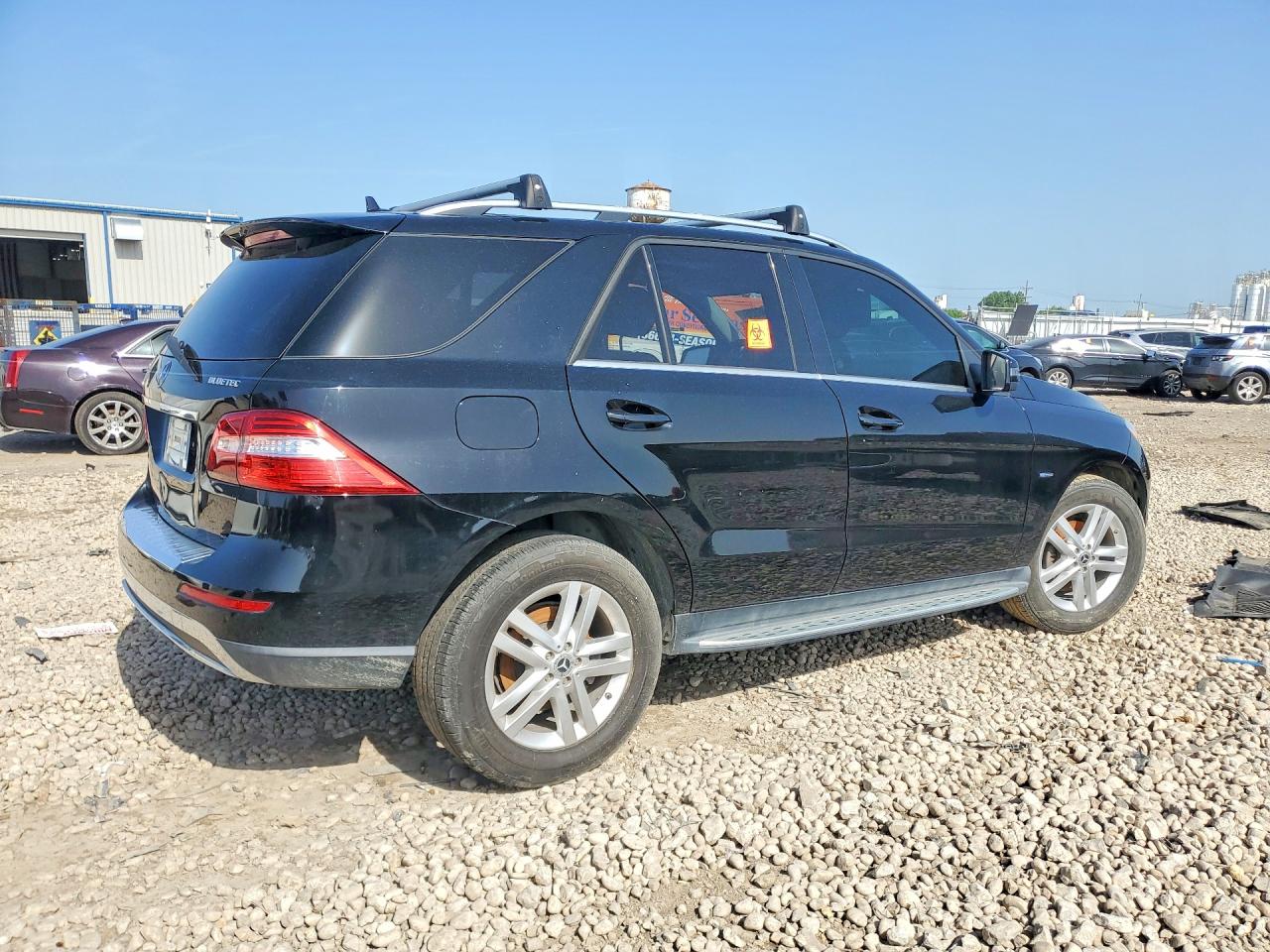 2012 Mercedes-benz Ml 350 Bluetec Black vin: 4JGDA2EB3CA013372