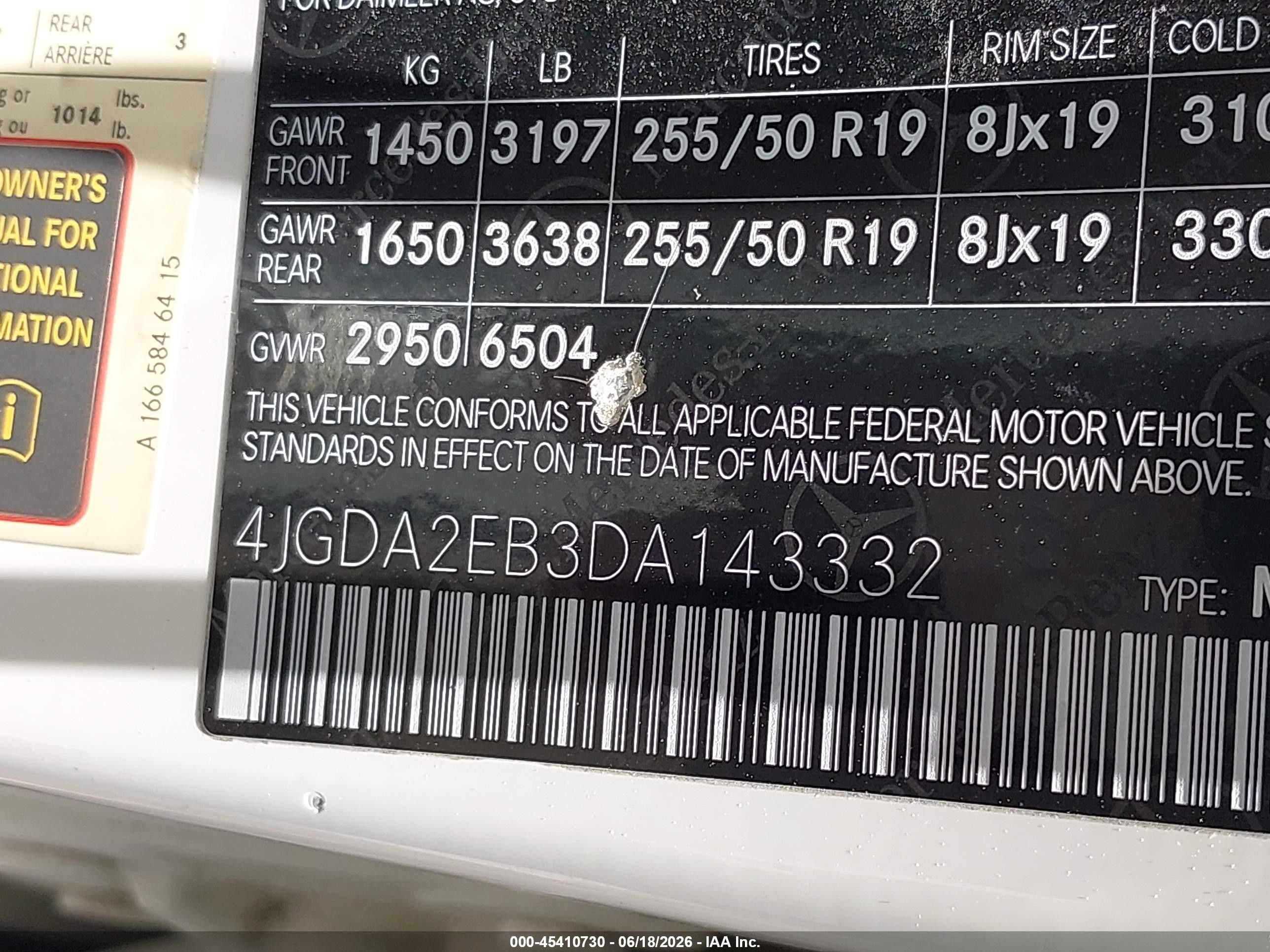 2013 Mercedes-benz Ml 350 Bluetec 4matic White vin: 4JGDA2EB3DA143332