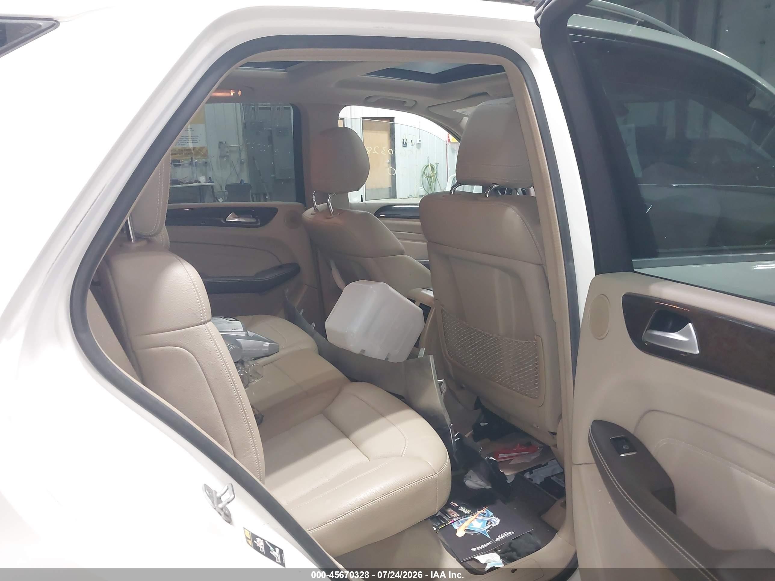 2013 Mercedes-benz Ml 350 Bluetec 4matic White vin: 4JGDA2EB3DA174645