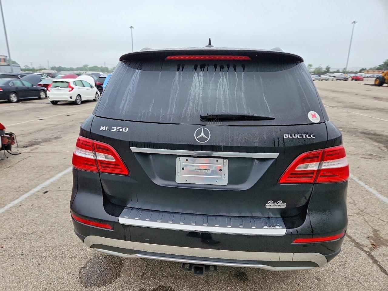 2014 Mercedes-benz Ml 350 Bluetec Black vin: 4JGDA2EB3EA370571