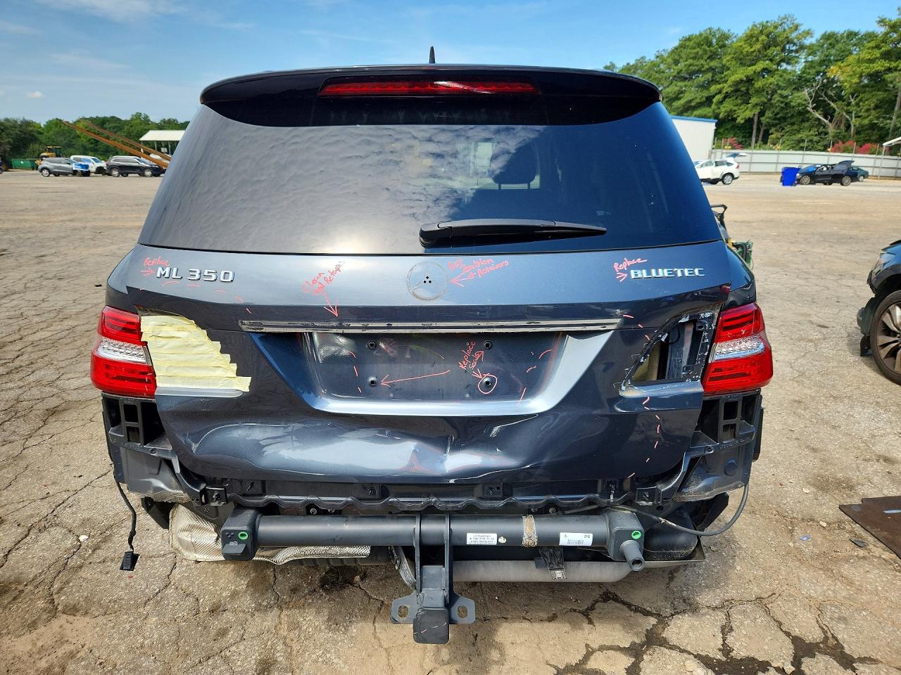 2014 Mercedes-benz Ml 350 Bluetec Charcoal vin: 4JGDA2EB3EA393123