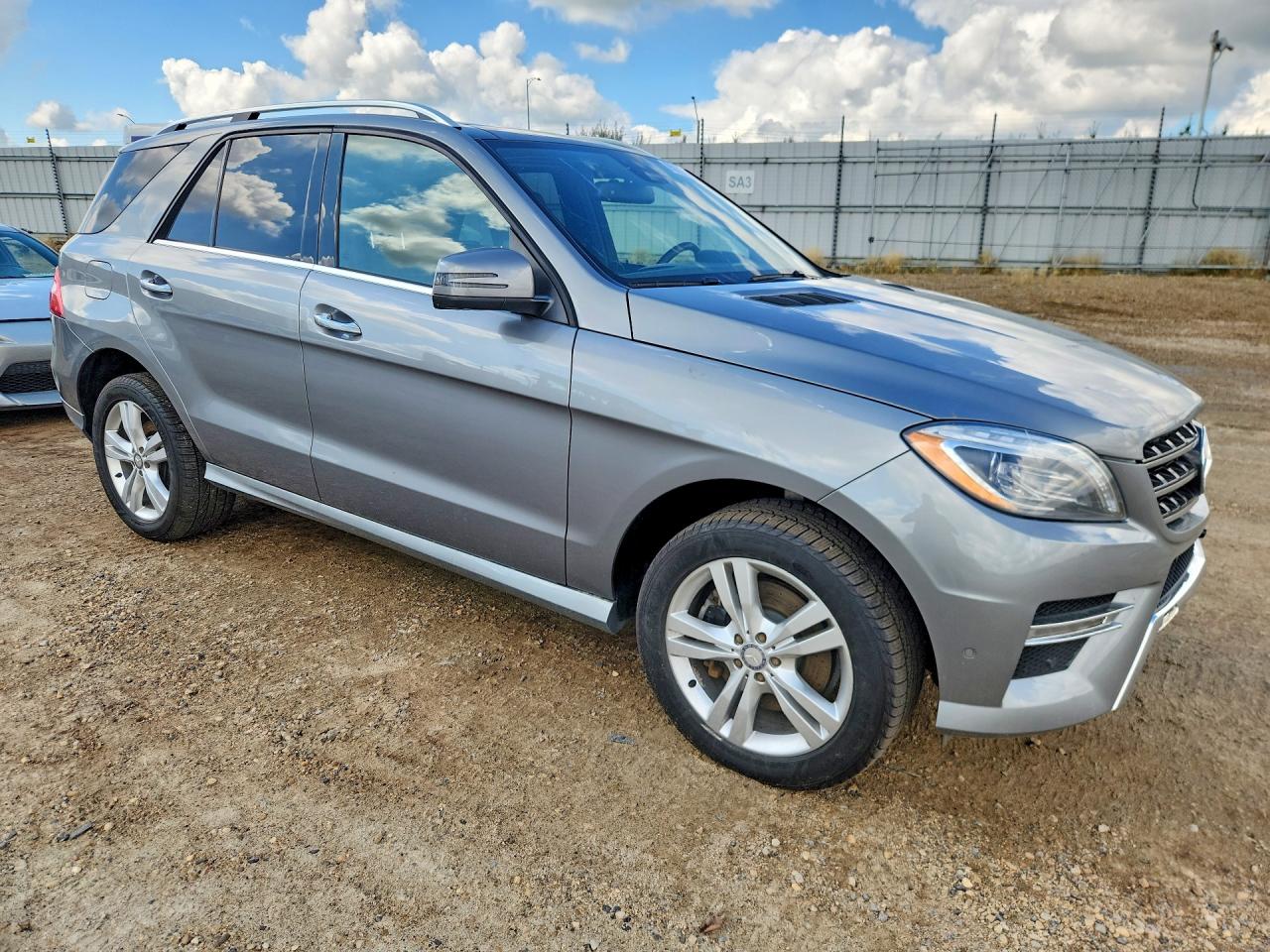 2015 Mercedes-benz Ml 350 Bluetec Gray vin: 4JGDA2EB3FA538422