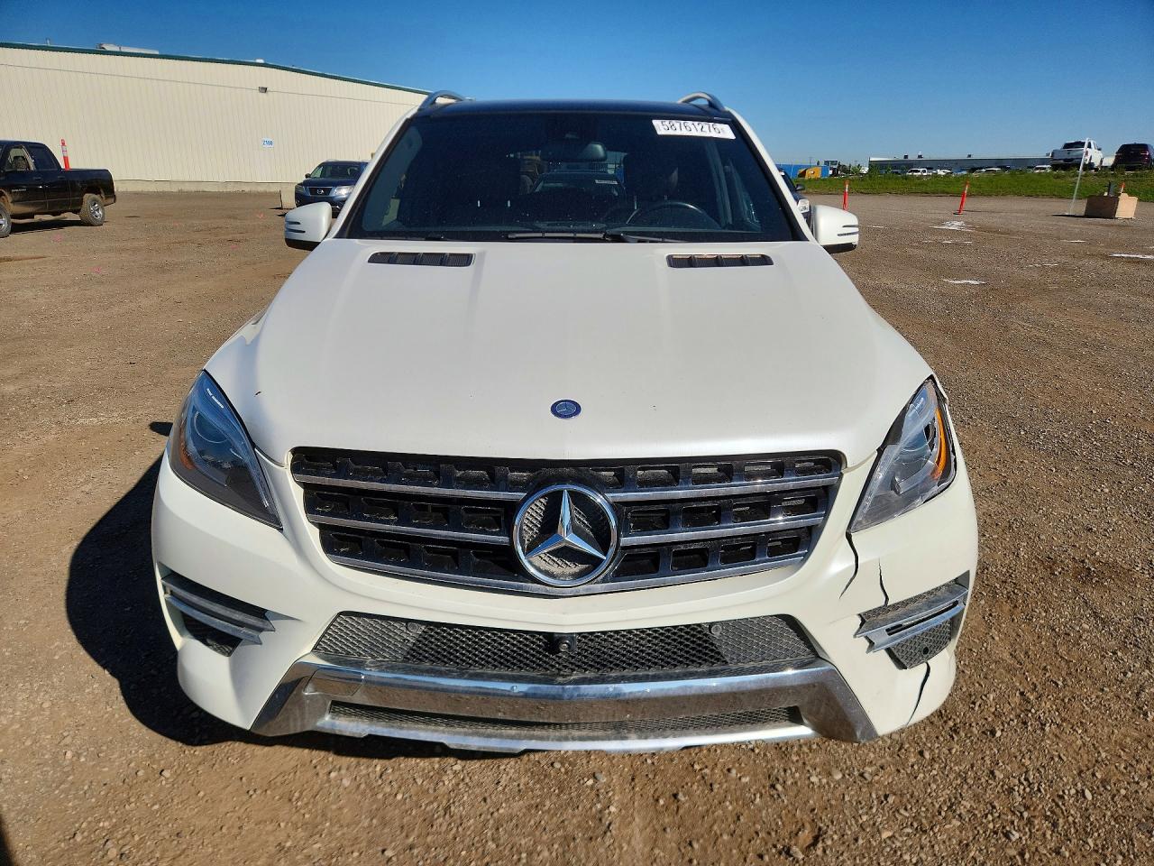 2015 Mercedes-benz Ml 350 Bluetec White vin: 4JGDA2EB3FA556113