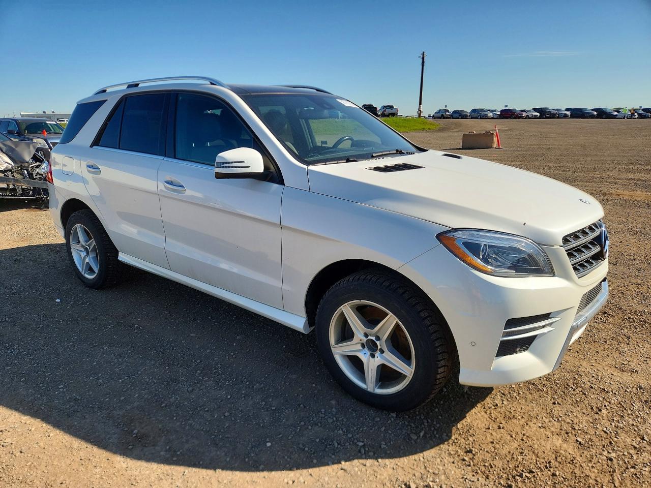 2015 Mercedes-benz Ml 350 Bluetec White vin: 4JGDA2EB3FA556113