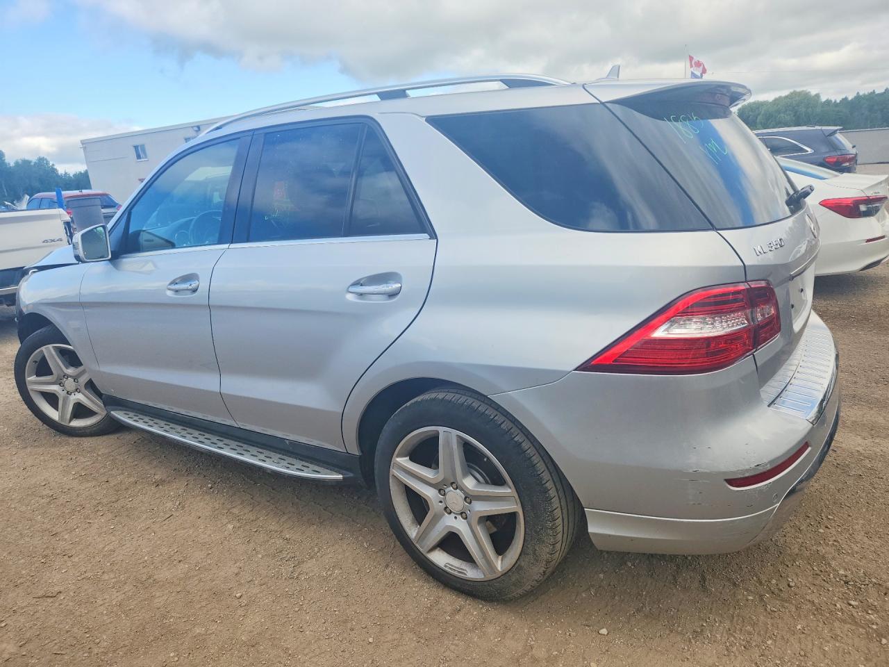 2015 Mercedes-benz Ml 350 Bluetec Silver vin: 4JGDA2EB3FA558525