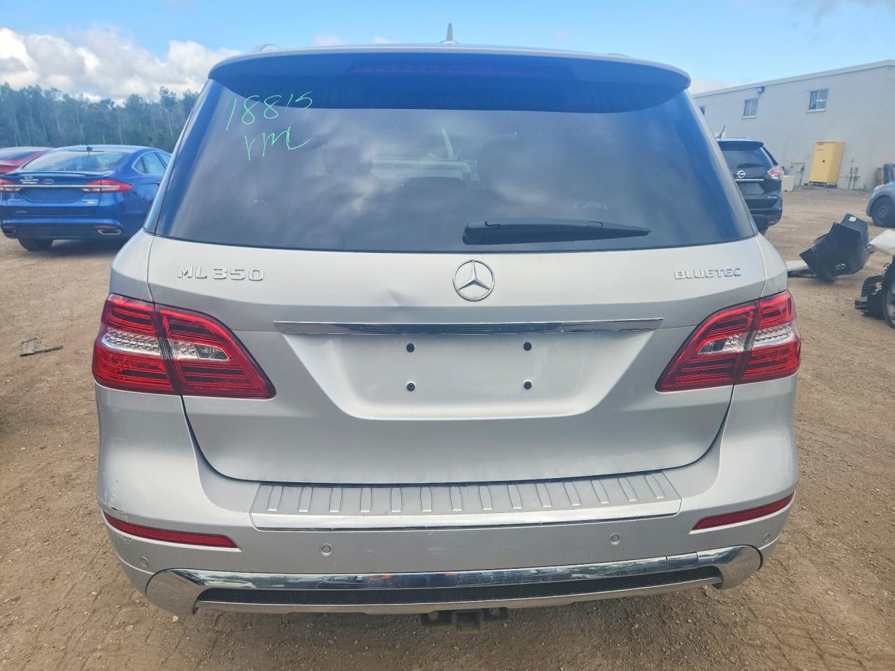 2015 Mercedes-benz Ml 350 Bluetec Silver vin: 4JGDA2EB3FA558525