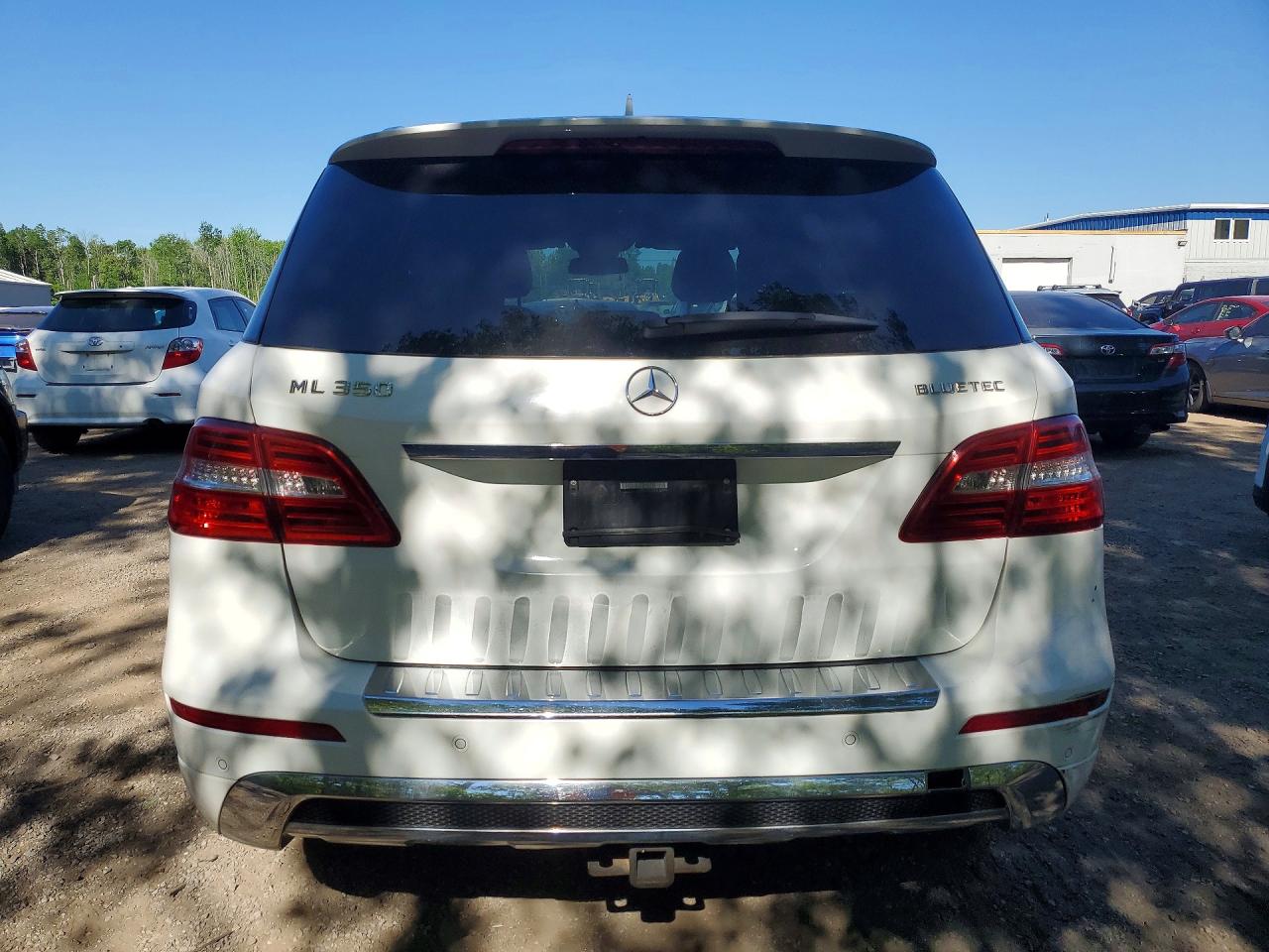 2015 Mercedes-benz Ml 350 Bluetec Белый vin: 4JGDA2EB3FA610221