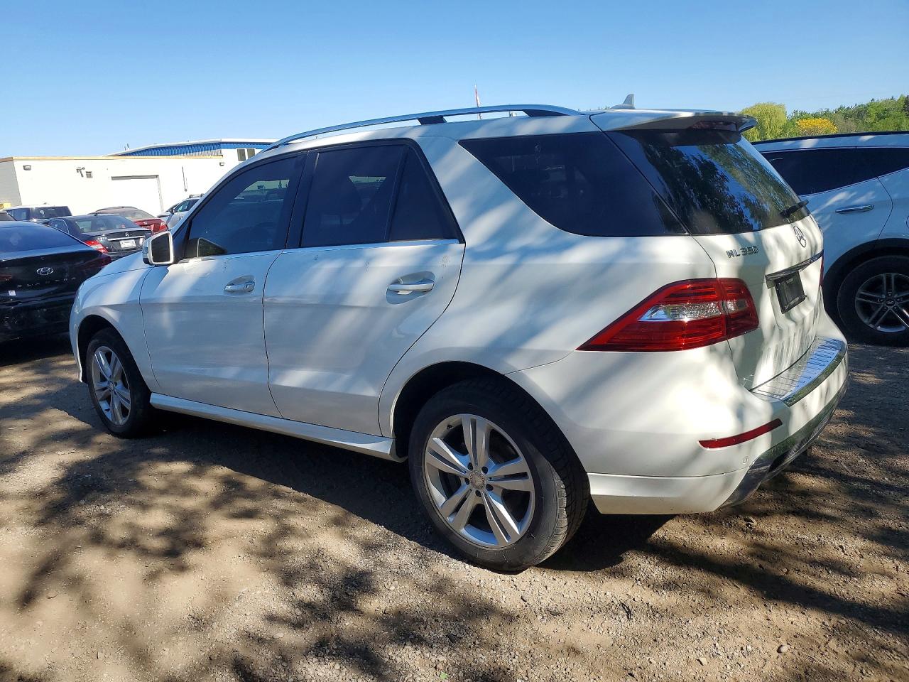 2015 Mercedes-benz Ml 350 Bluetec Белый vin: 4JGDA2EB3FA610221