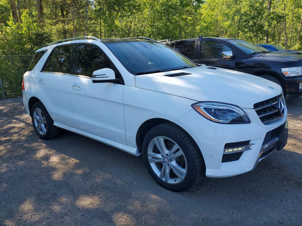 2015 Mercedes-benz Ml 350 Bluetec Белый vin: 4JGDA2EB3FA610221