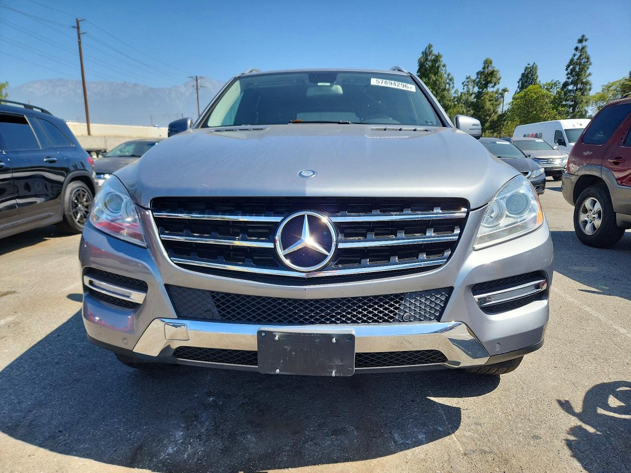 2012 Mercedes-benz Ml 350 Bluetec Silver vin: 4JGDA2EB4CA022937