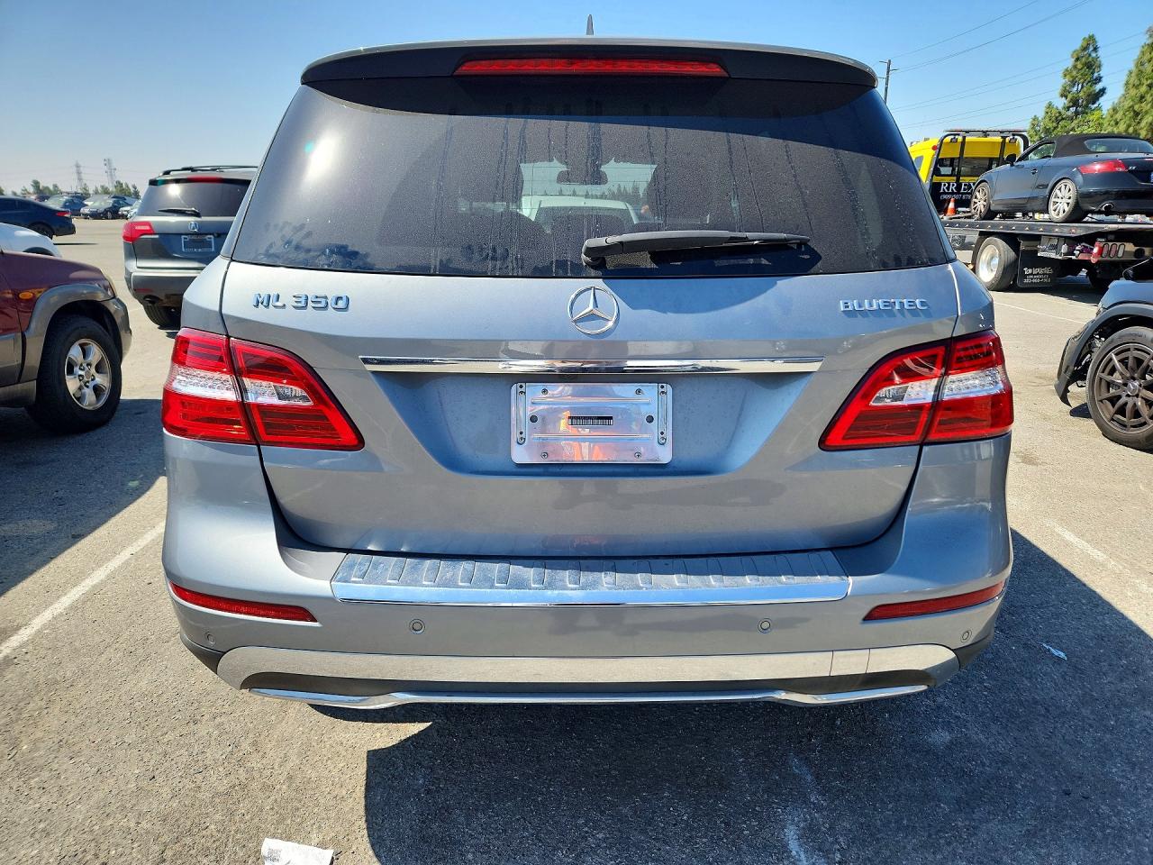 2012 Mercedes-benz Ml 350 Bluetec Silver vin: 4JGDA2EB4CA022937