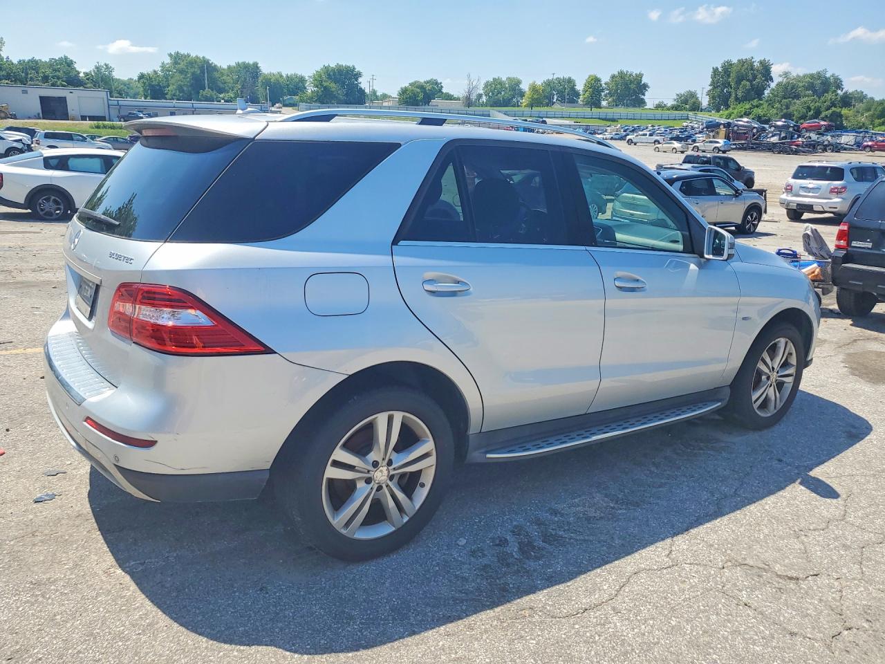 2012 Mercedes-benz Ml 350 Bluetec Gray vin: 4JGDA2EB4CA031315