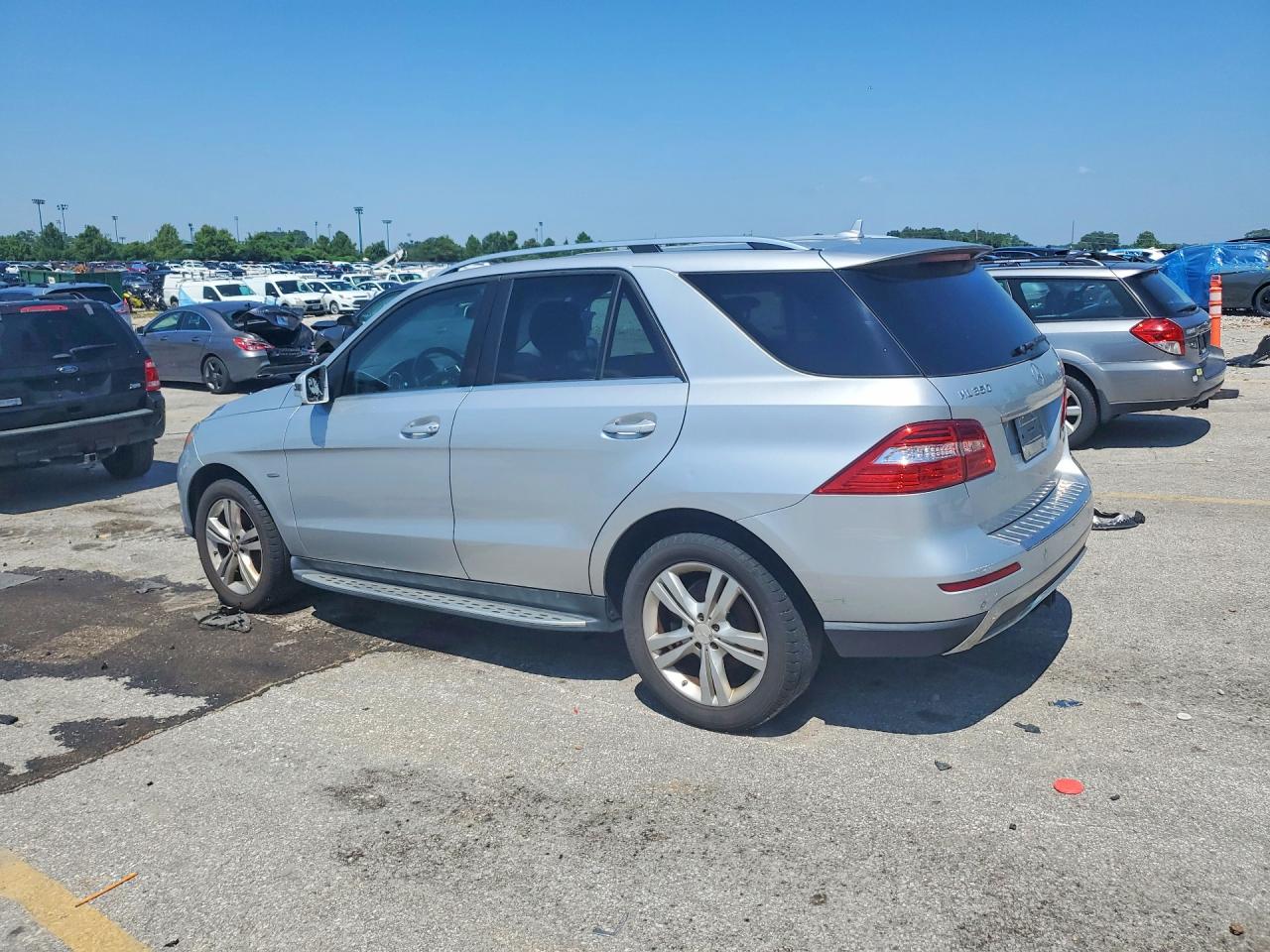 2012 Mercedes-benz Ml 350 Bluetec Gray vin: 4JGDA2EB4CA031315
