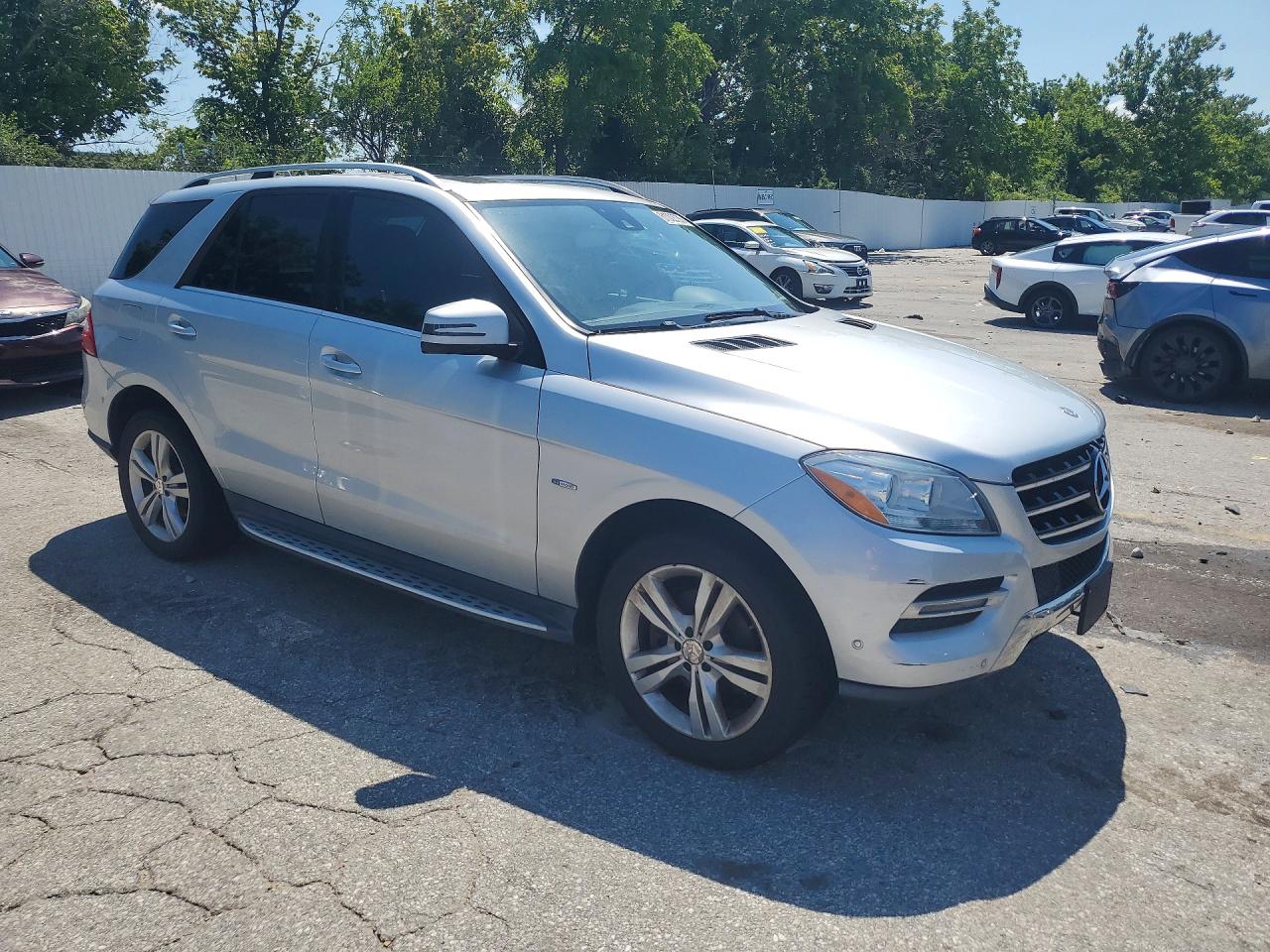 2012 Mercedes-benz Ml 350 Bluetec Gray vin: 4JGDA2EB4CA031315