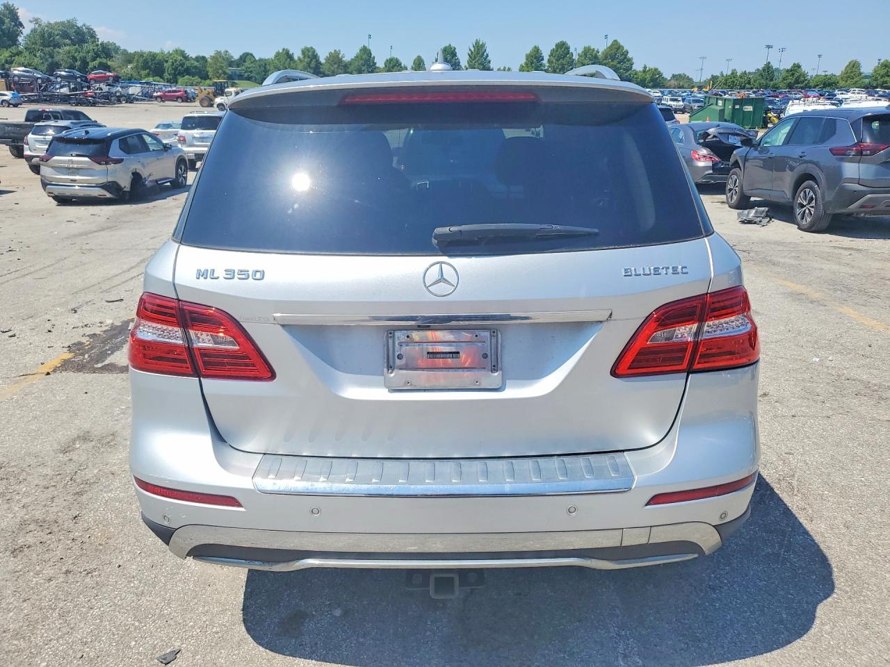 2012 Mercedes-benz Ml 350 Bluetec Gray vin: 4JGDA2EB4CA031315