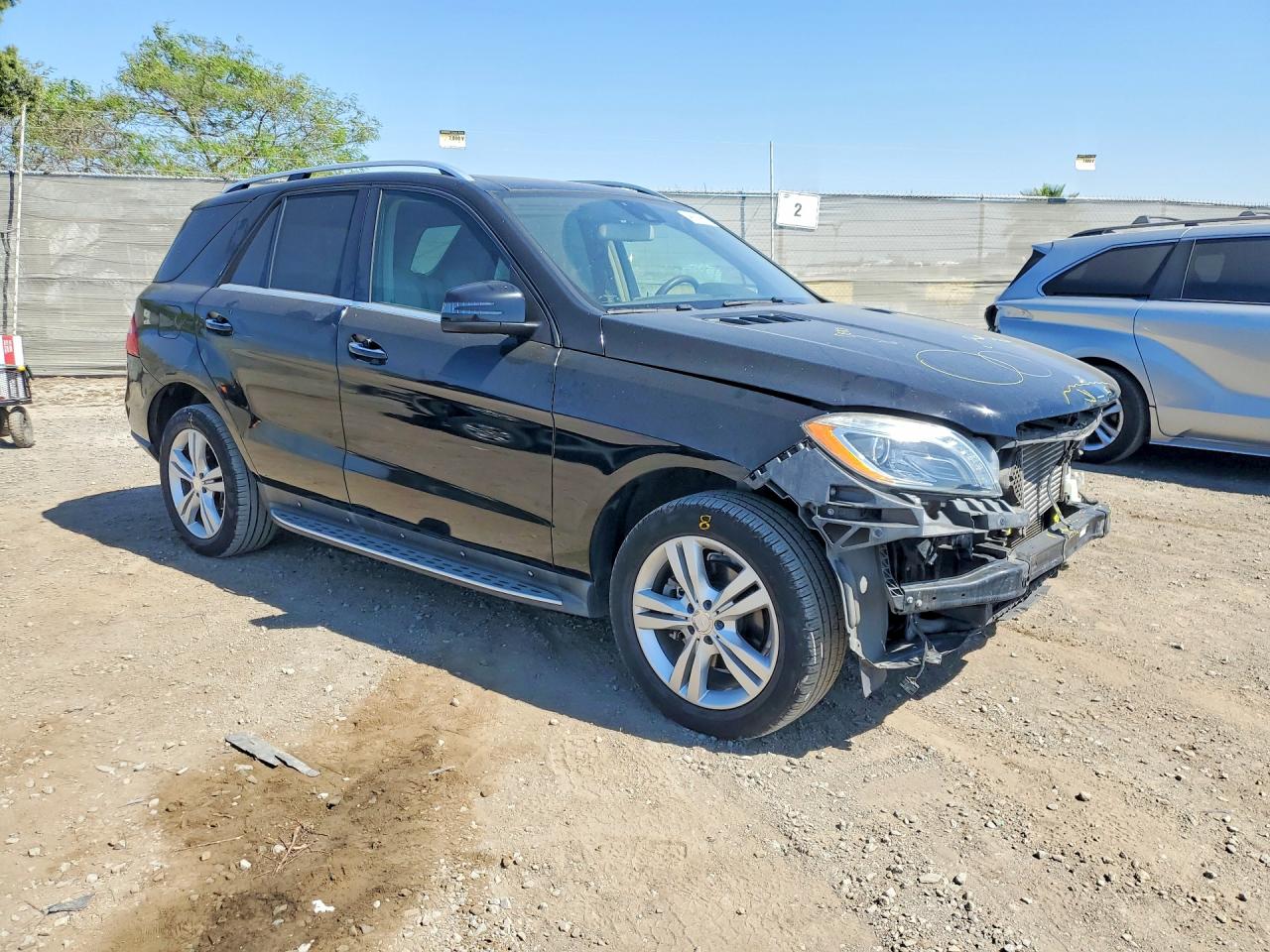 2014 Mercedes-benz Ml 350 Bluetec Черный vin: 4JGDA2EB4EA318673