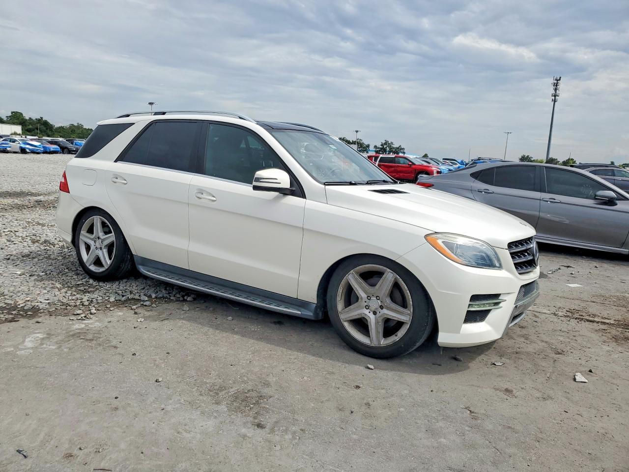 2014 Mercedes-benz Ml 350 Bluetec White vin: 4JGDA2EB4EA380669
