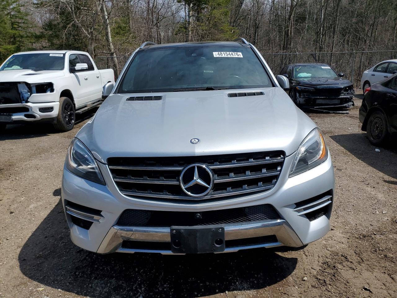 2014 Mercedes-benz Ml 350 Bluetec Silver vin: 4JGDA2EB4EA386634