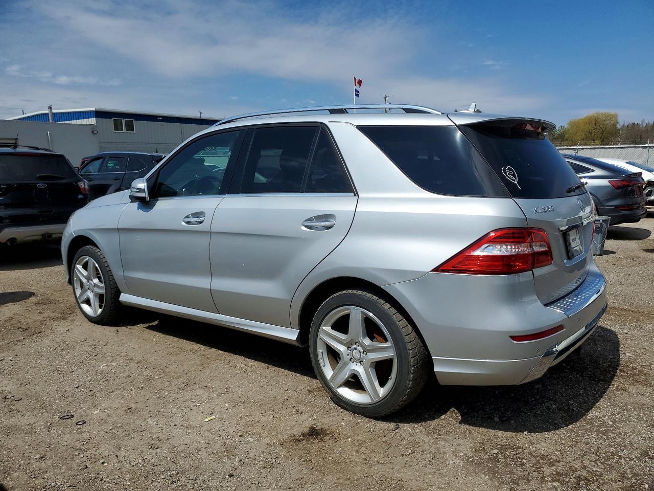 2014 Mercedes-benz Ml 350 Bluetec Silver vin: 4JGDA2EB4EA386634