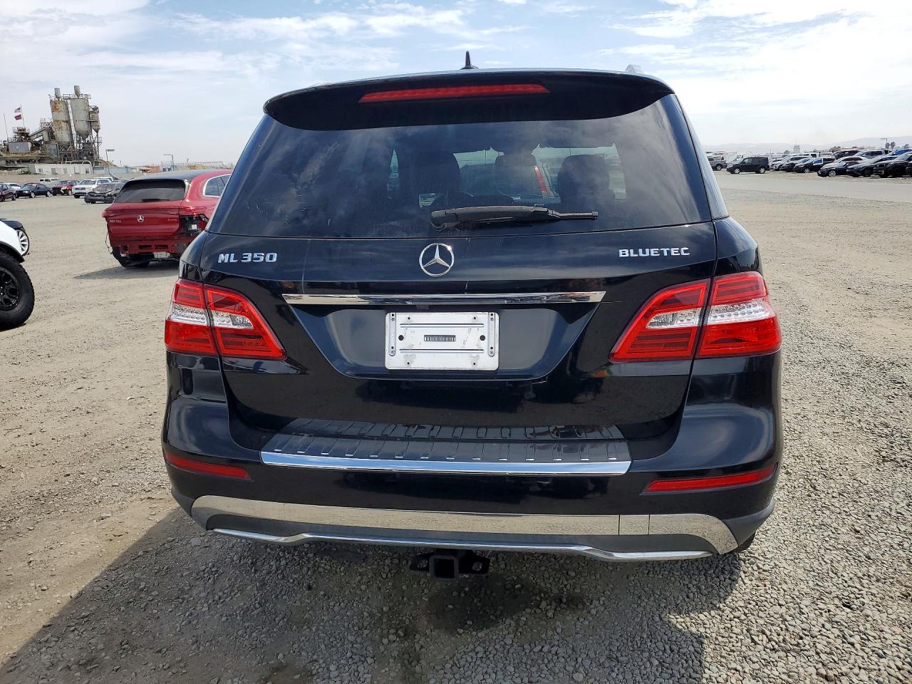 2012 Mercedes-benz Ml 350 Bluetec Black vin: 4JGDA2EB5CA022851