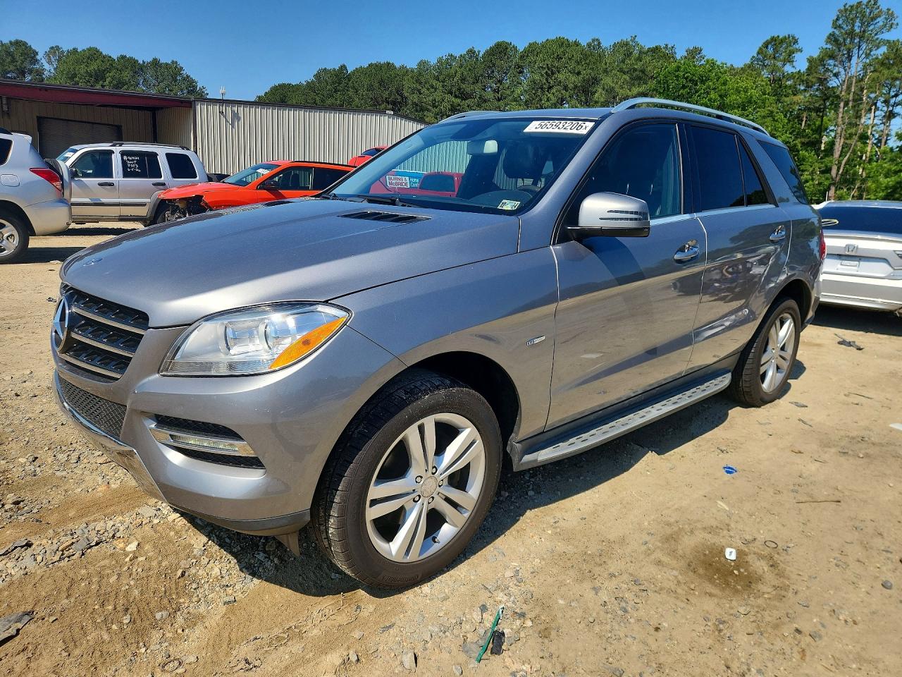 2012 Mercedes-benz Ml 350 Bluetec Gray vin: 4JGDA2EB5CA025054