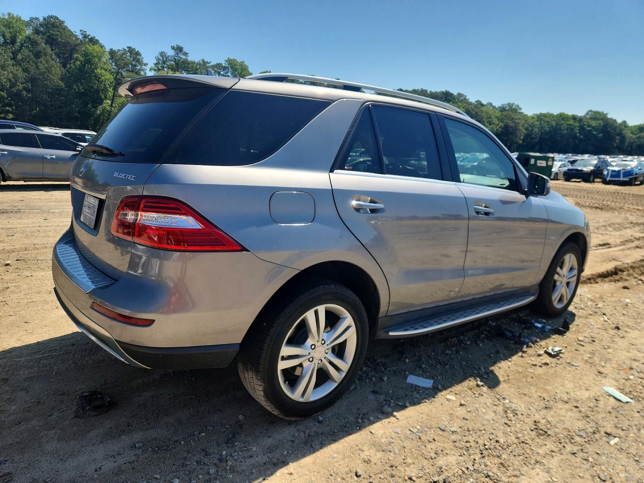 2012 Mercedes-benz Ml 350 Bluetec Gray vin: 4JGDA2EB5CA025054