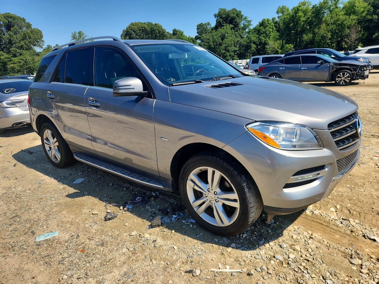 2012 Mercedes-benz Ml 350 Bluetec Gray vin: 4JGDA2EB5CA025054