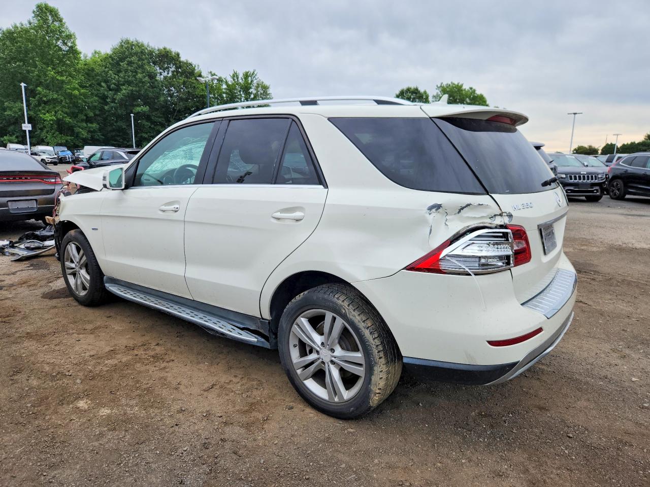 2012 Mercedes-benz Ml 350 Bluetec White vin: 4JGDA2EB5CA031257