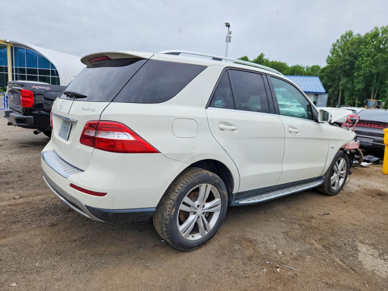 2012 Mercedes-benz Ml 350 Bluetec White vin: 4JGDA2EB5CA031257